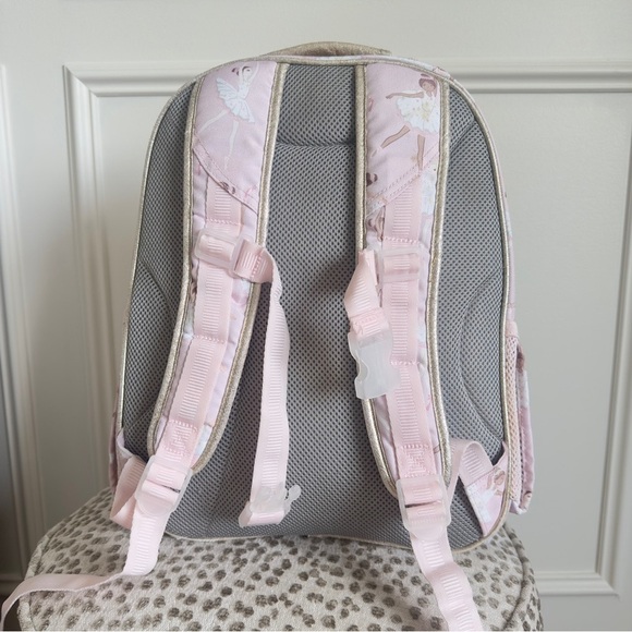 Pottery Barn Kids Mackenzie Blush Olivia Personalized Ballerina Backpack - Picture 4 of 8
